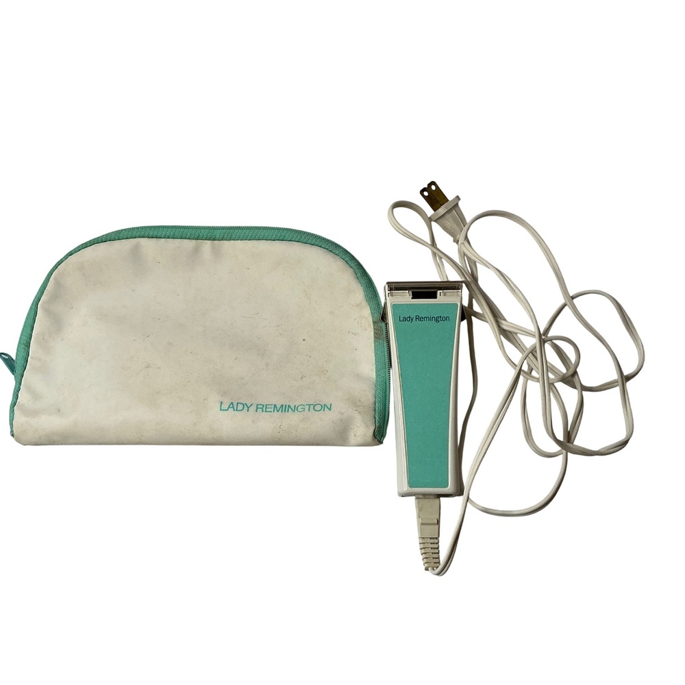 Vintage Lady Remington Electric Shaver Corded With Travel Pouch‎